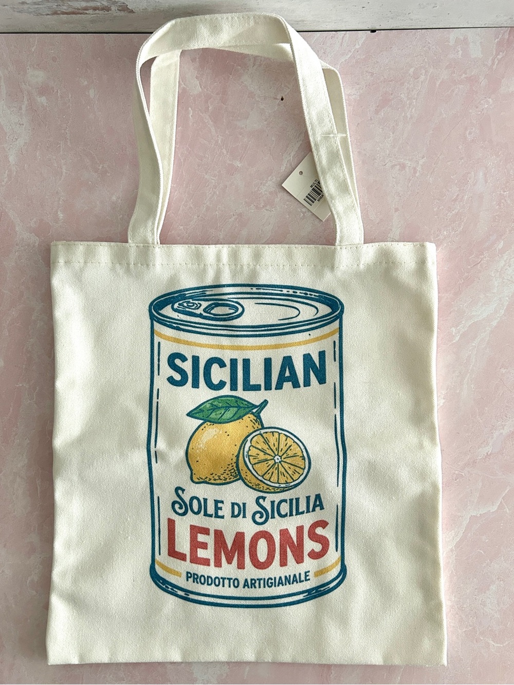 Sicilian Lemons Canvas Tote Bag